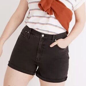 Madewell Women's Black High Rise Denim Shorts Size 31